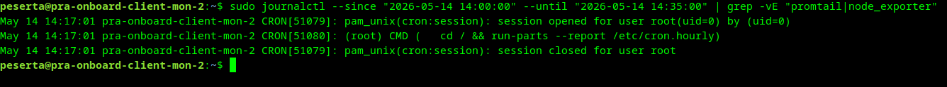 journalctl log