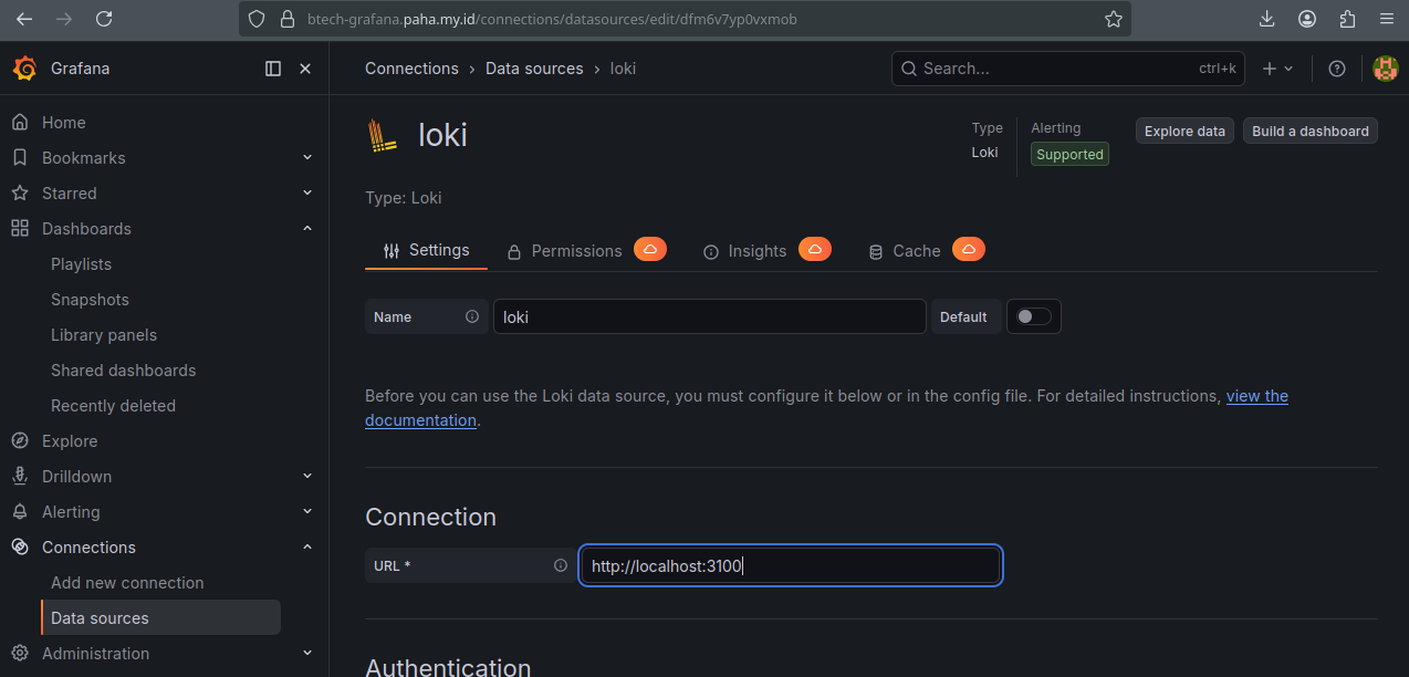 Loki URL