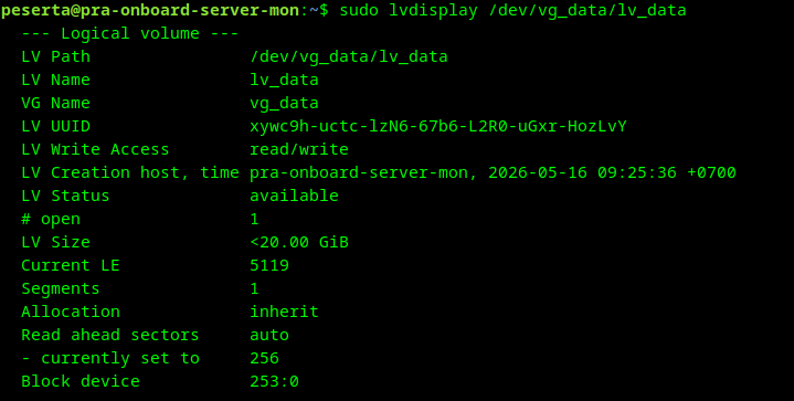 lvdisplay